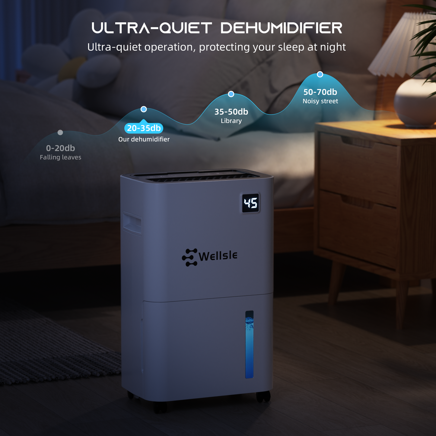 34 Pint Dehumidifier for Bedroom & Basement with Smart Humidity Control, 24HR Timer, Home Dehumidifier with Drain Hose for Continuous Drainage - Quiet Dehumidifier with 3 Working Modest Bar Soap